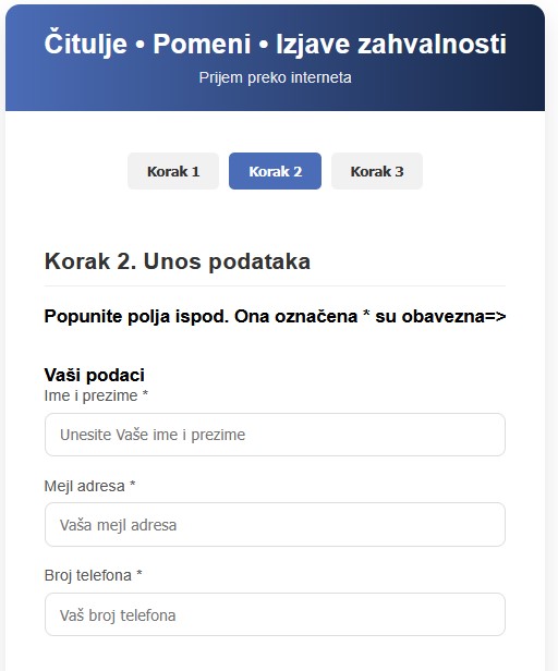 Podaci o naruciocu